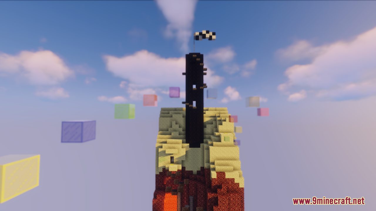 Crazy Mountain Parkour Map (1.19.4, 1.18.2) - Parkour To The Top! 10