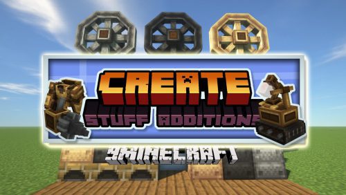 Create Stuff Additions Mod (1.20.1, 1.19.2) – Materials for Create Mod Thumbnail