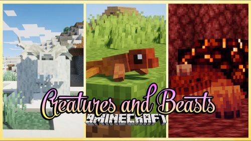 Creatures and Beasts Mod (1.19.2, 1.18.2) – New Creatures Friendly and Hostile Thumbnail