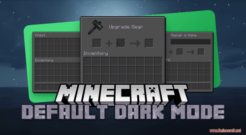 Default Dark Mode Resource Pack (1.21.1, 1.20.1) – Texture Pack Thumbnail