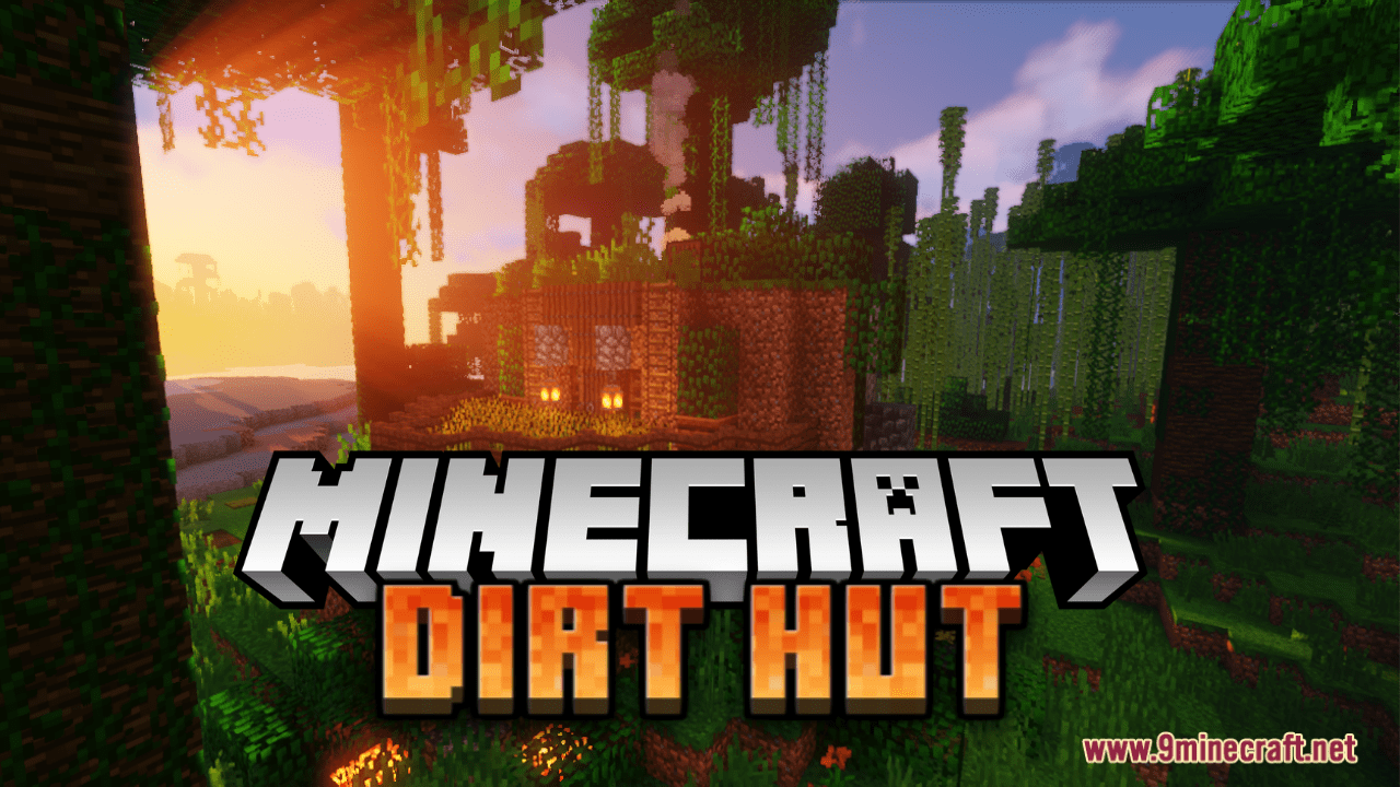 Dirt Hut World Map (1.20.4, 1.19.4) - Example of A Well-crafter Eco House 1