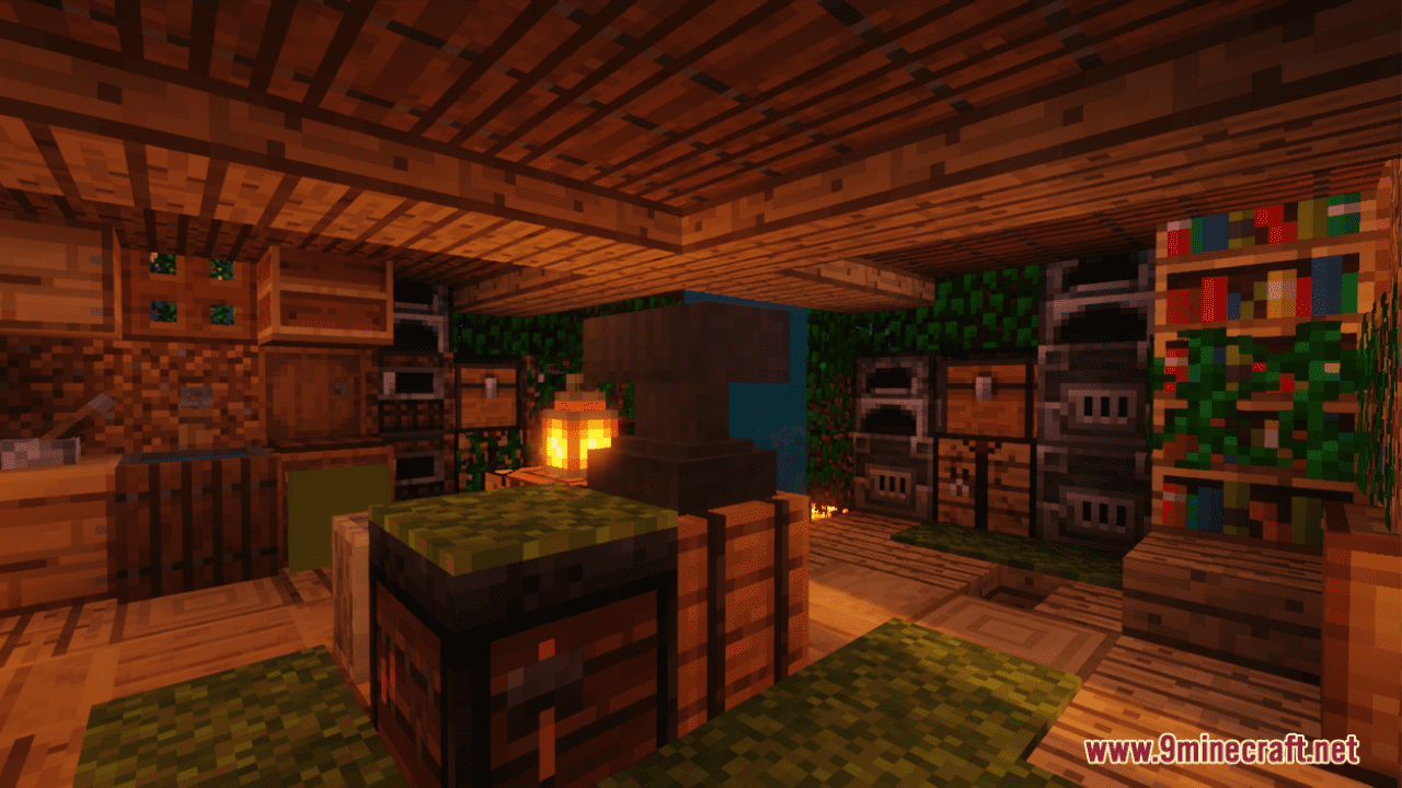 Dirt Hut World Map (1.20.4, 1.19.4) - Example of A Well-crafter Eco House 7