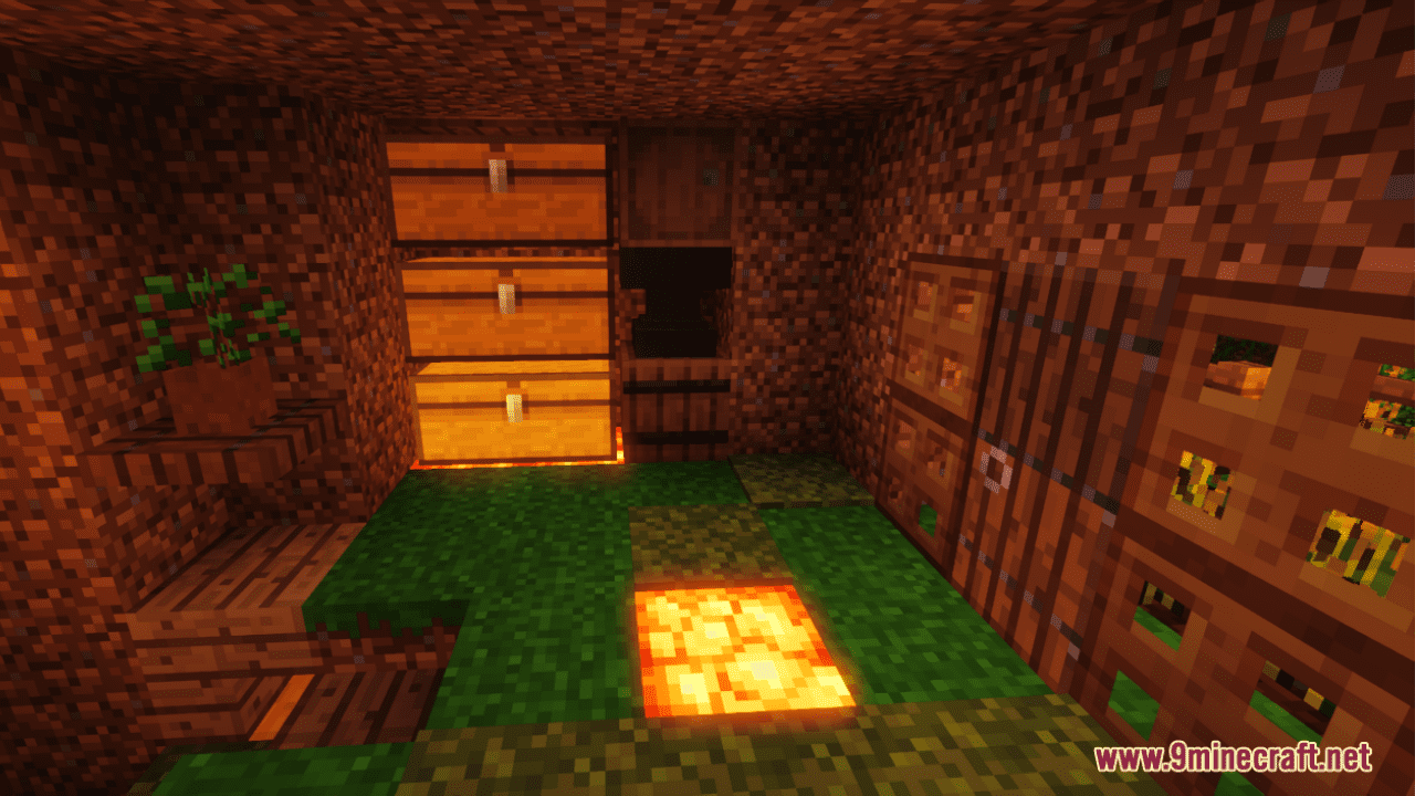 Dirt Hut World Map (1.20.4, 1.19.4) - Example of A Well-crafter Eco House 8