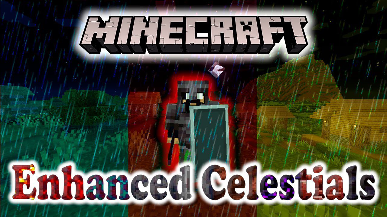 Enhanced Celestials Mod (1.20.1, 1.19.4) - Blood, Blue, Harvest Moons 1