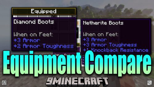 Equipment Compare Mod (1.20.4, 1.19.4) – Which Pieces of Equipment are Better? Thumbnail