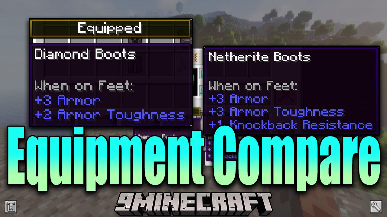 Equipment Compare Mod (1.20.2, 1.19.4) - Which Pieces of Equipment are Better? 1