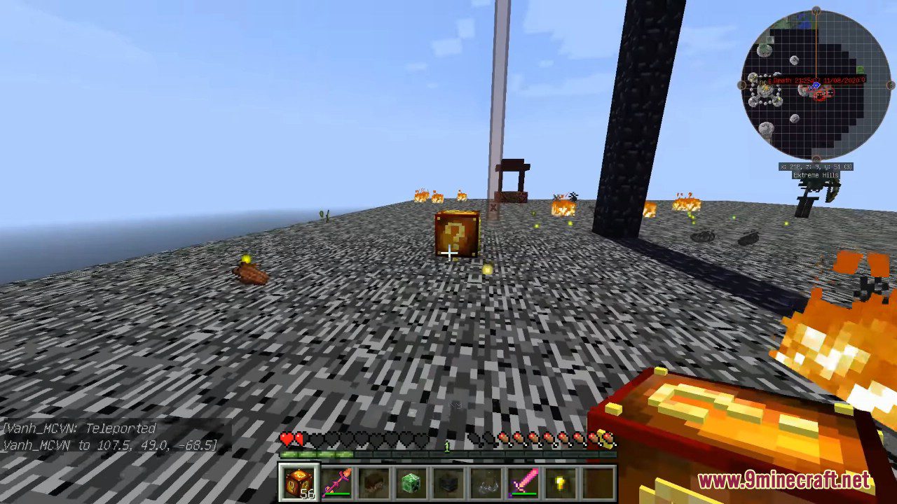 Fire Lucky Block Mod (1.19, 1.18.2) - New Hot Items from The Nether 5