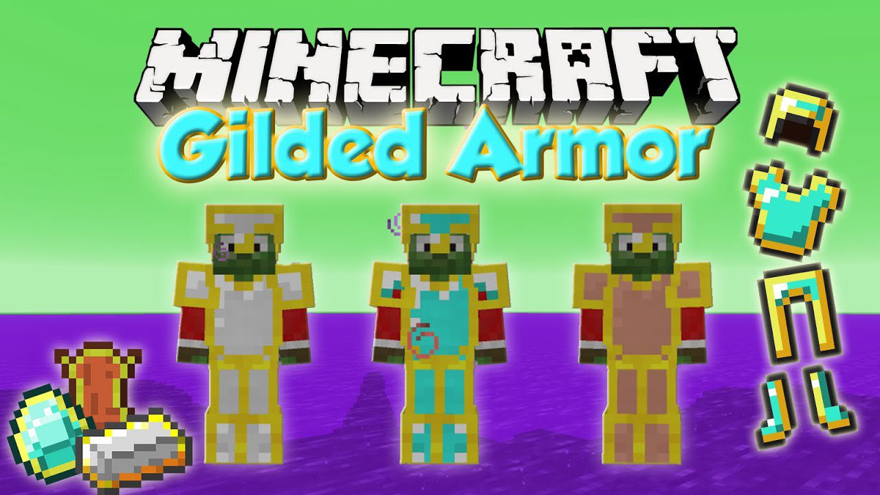 Gilded Armor Mod (1.20.4, 1.19.4) - Gilded Netherite Armor is Insane 1