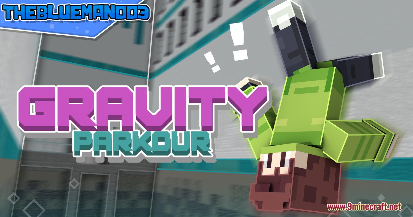 Gravity Parkour Map (1.21.1, 1.20.1) - A Parkour Map That Plays With Gravity! 1