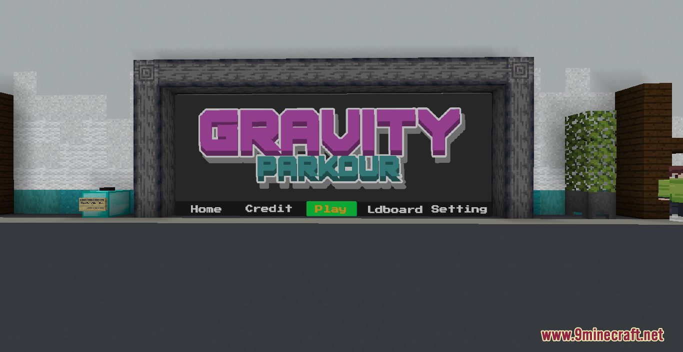 Gravity Parkour Map (1.21.1, 1.20.1) - A Parkour Map That Plays With Gravity! 2