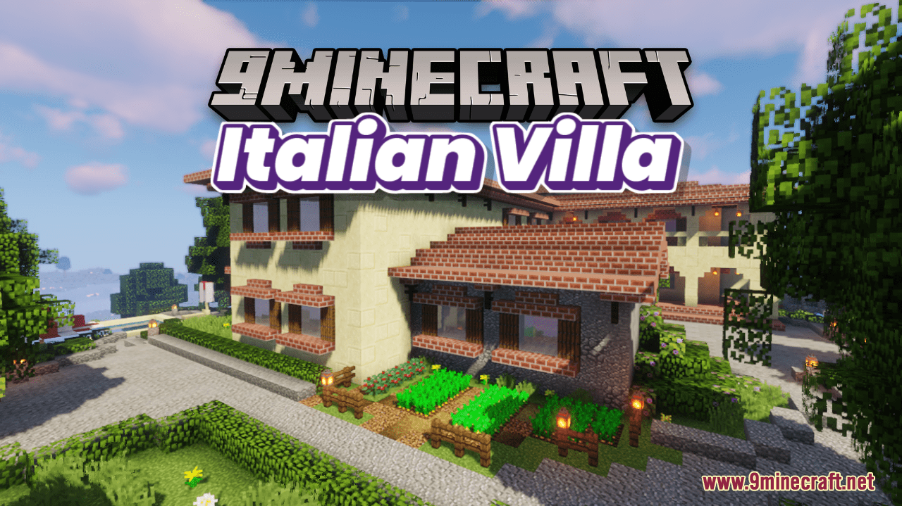 Italian Villa Map (1.21.1, 1.20.1) - An Idyllic View to An Italian Field 1