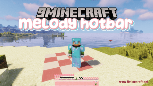 Melody Hotbar Resource Pack (1.20.6, 1.20.1) – Texture Pack Thumbnail