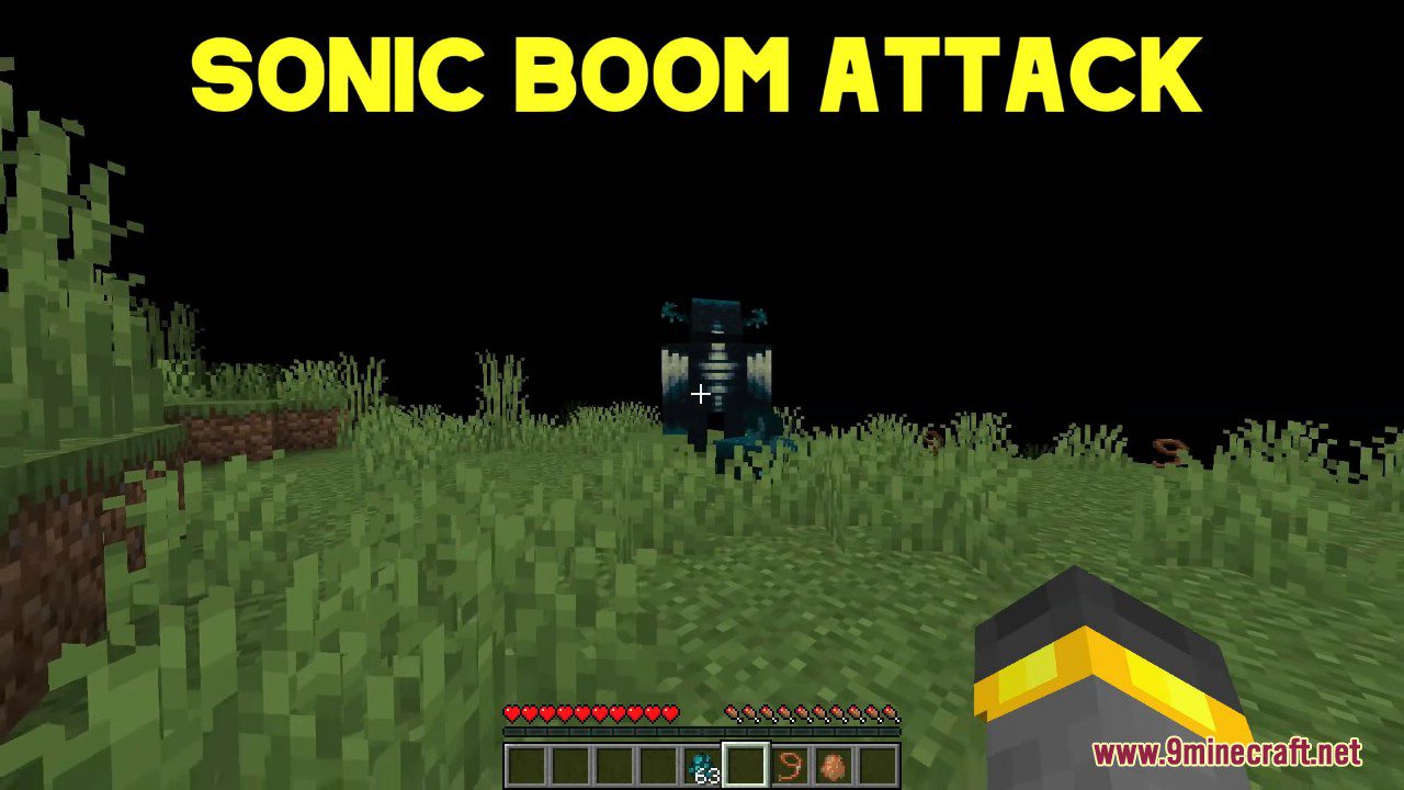 Minecraft 1.19 Snapshot 22w15a - Warden Sonic Boom 2