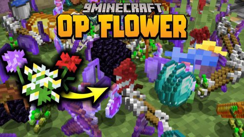 Minecraft But Flower Are OP Data Pack (1.19.3, 1.18.2) Thumbnail