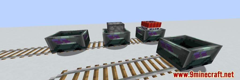 More Minecarts and Rails Mod (1.19.4, 1.18.2) - New Options for Rail 10