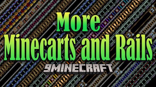 More Minecarts and Rails Mod (1.19.4, 1.18.2) – New Options for Rail Thumbnail