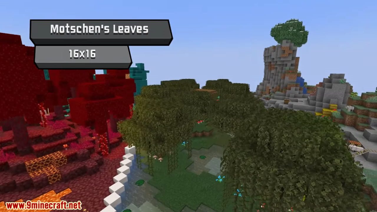 Motschen's Better Leaves Resource Pack (1.20.4, 1.19.4) - Texture Pack 3