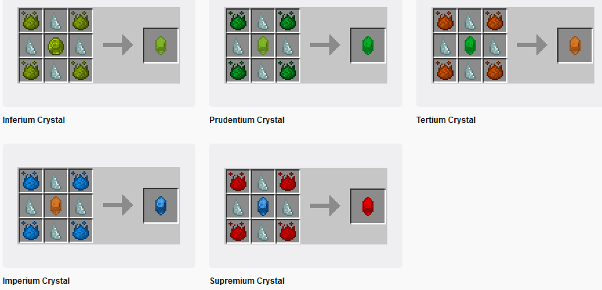 Mystical Agriculture Tiered Crystals Mod (1.21.1, 1.20.1) - New Crafting Crystals 4