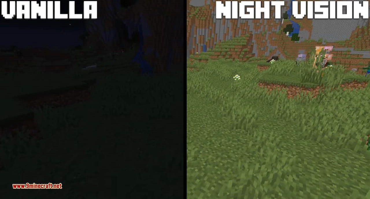 Night Vision Resource Pack (1.20.2, 1.19.4) - Texture Pack 4