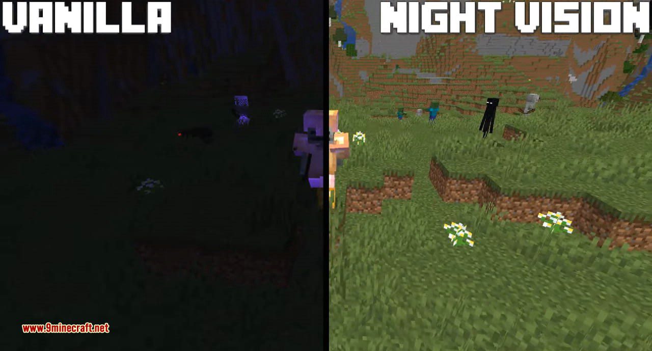Night Vision Resource Pack (1.20.2, 1.19.4) - Texture Pack 5