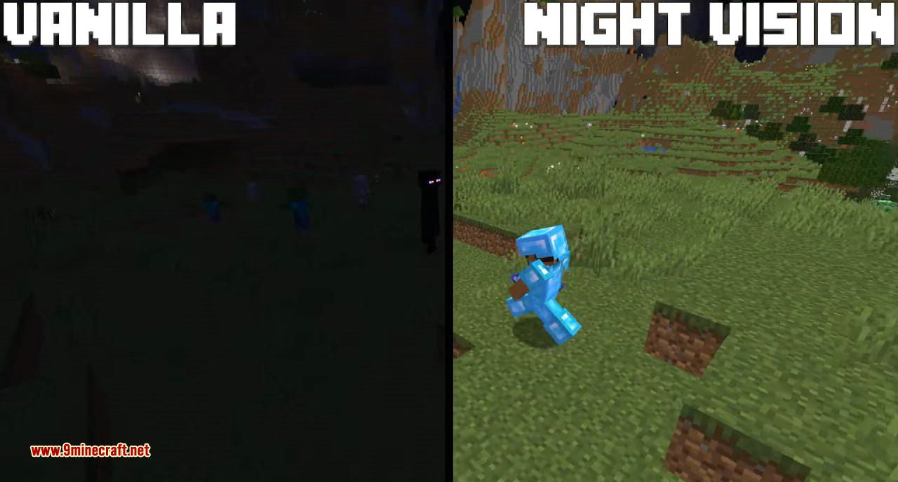 Night Vision Resource Pack (1.20.2, 1.19.4) - Texture Pack 6