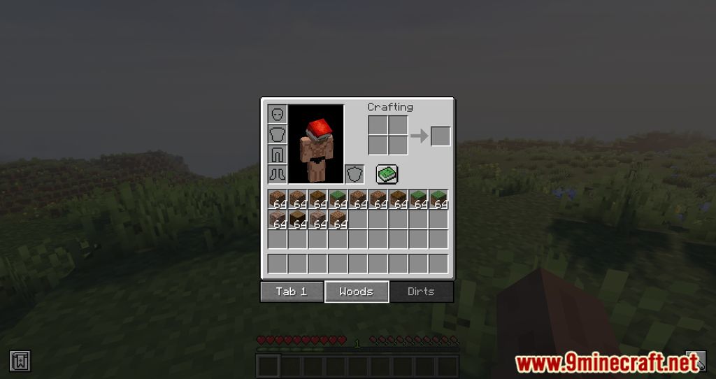 Player Tabs Mod (1.18.2) - More Logical Inventory Space 5