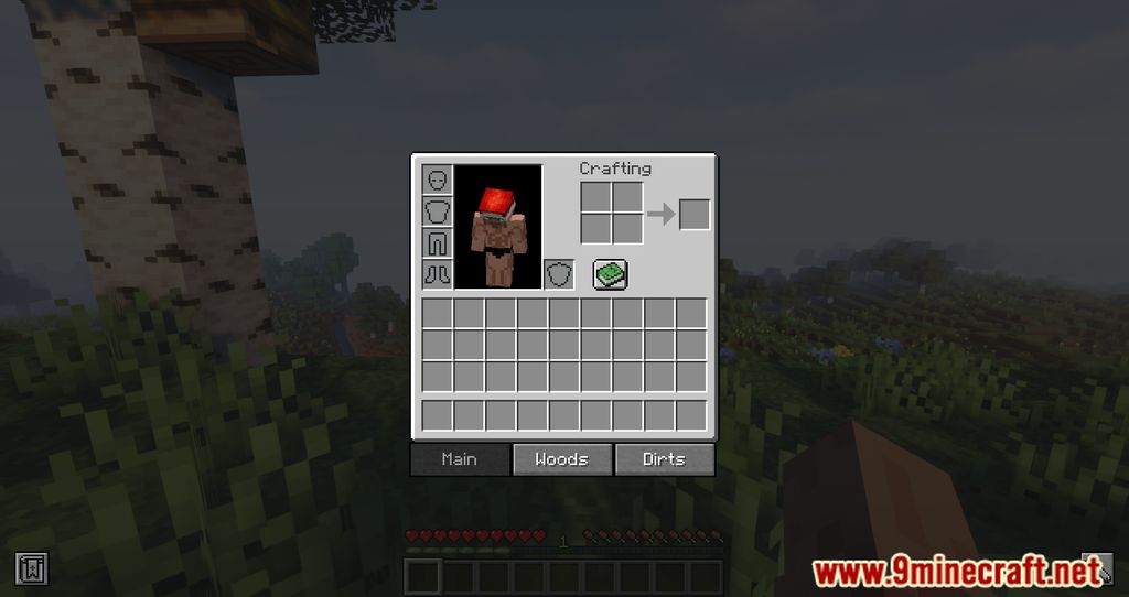 Player Tabs Mod (1.18.2) - More Logical Inventory Space 8