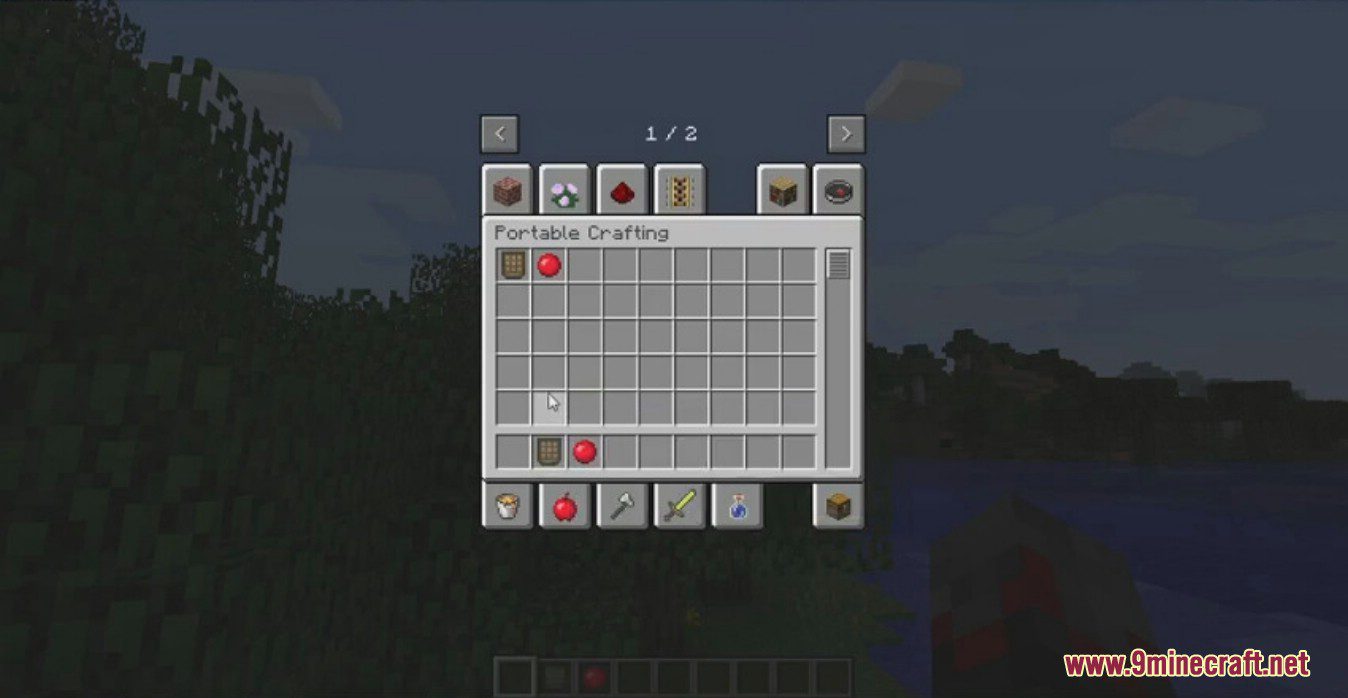 Portable Crafting Mod (1.12.2) - Crafting Table with Some Handy Features 2