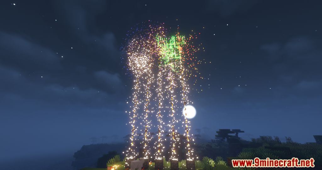 Pyrotastic Mod (1.19.2, 1.18.2) – New Variants for Firework 10