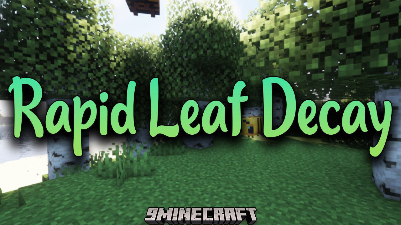 Rapid Leaf Decay Mod (1.20.6, 1.20.1) - Realistic Decaying 1