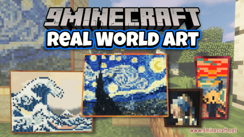 Real World Art Resource Pack (1.20.6, 1.20.1) – Texture Pack Thumbnail