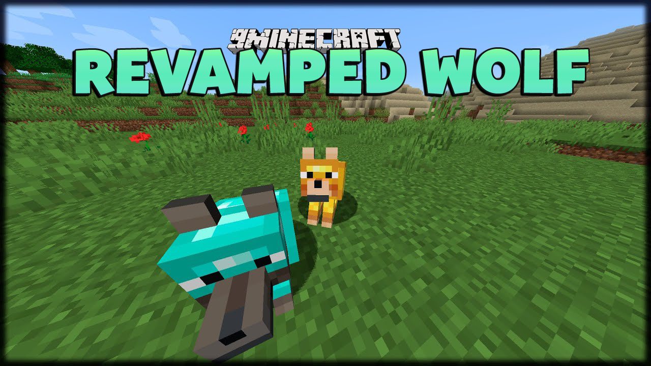 RevampedWolf Mod (1.20.4, 1.19.4) - Revamp the Wolf Mob 1