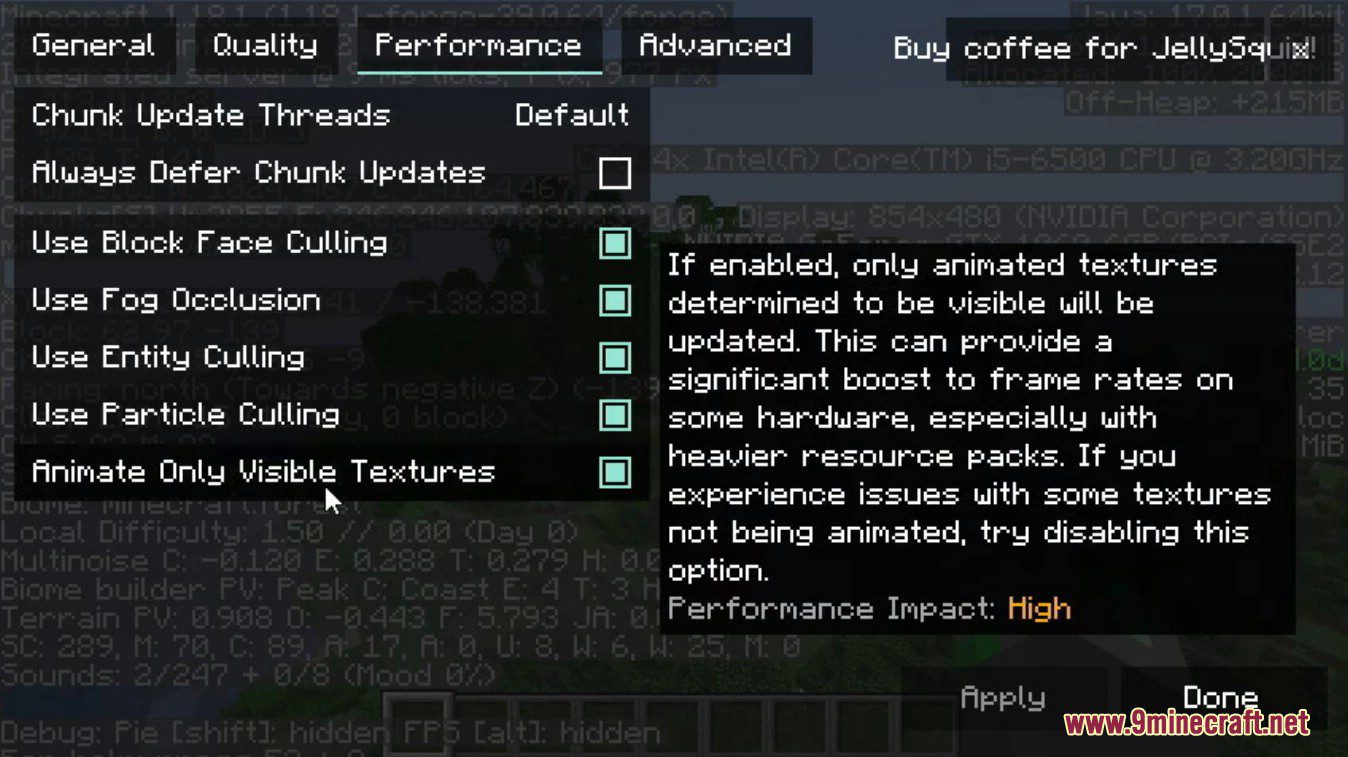 Rubidium Mod (1.20.1, 1.19.4) - Sodium for Forge, Rubidium Extras 3