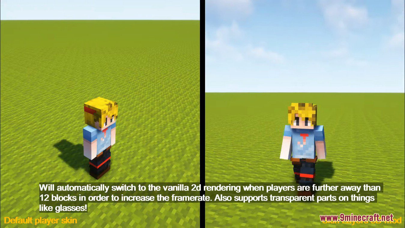 Skin Layers 3D Mod (1.20.1, 1.19.4) - Render The Player Skin Layer in 3D 6
