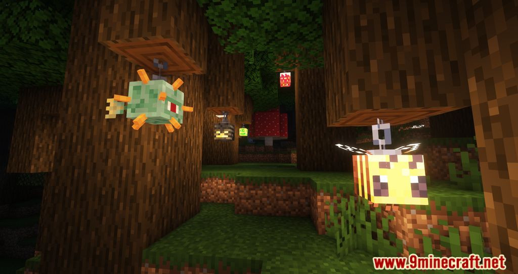 Skinned Lanterns Mod (1.20.1, 1.19.4) - Unique and Customized Lanterns 8