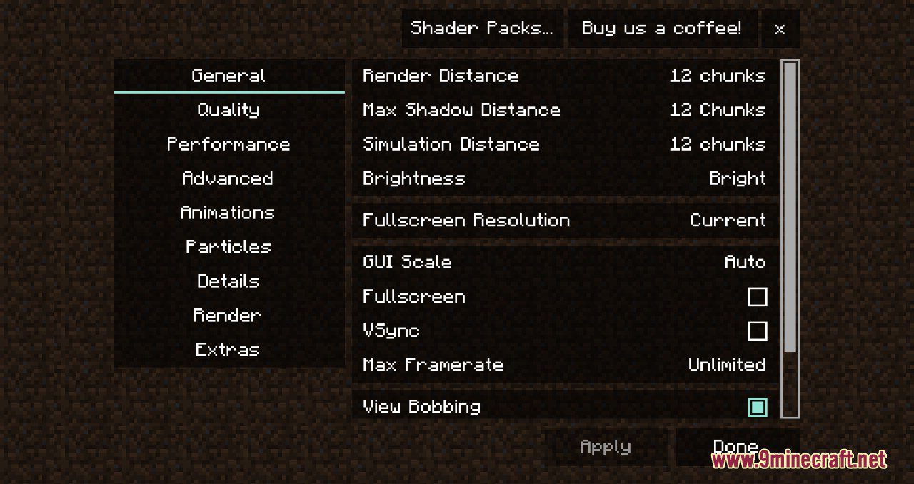 Sodium Options Mod (1.20.4, 1.19.4) - Replace Sodium's Options Screen 4