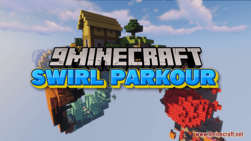 Swirl Parkour Map (1.21.1, 1.20.1) – Special Parkour Formation Thumbnail