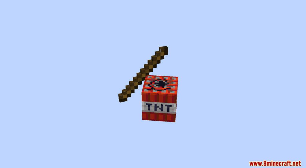 TNT On A Stick Data Pack (1.19.3, 1.18.2) - Self-destruct Weapon 2