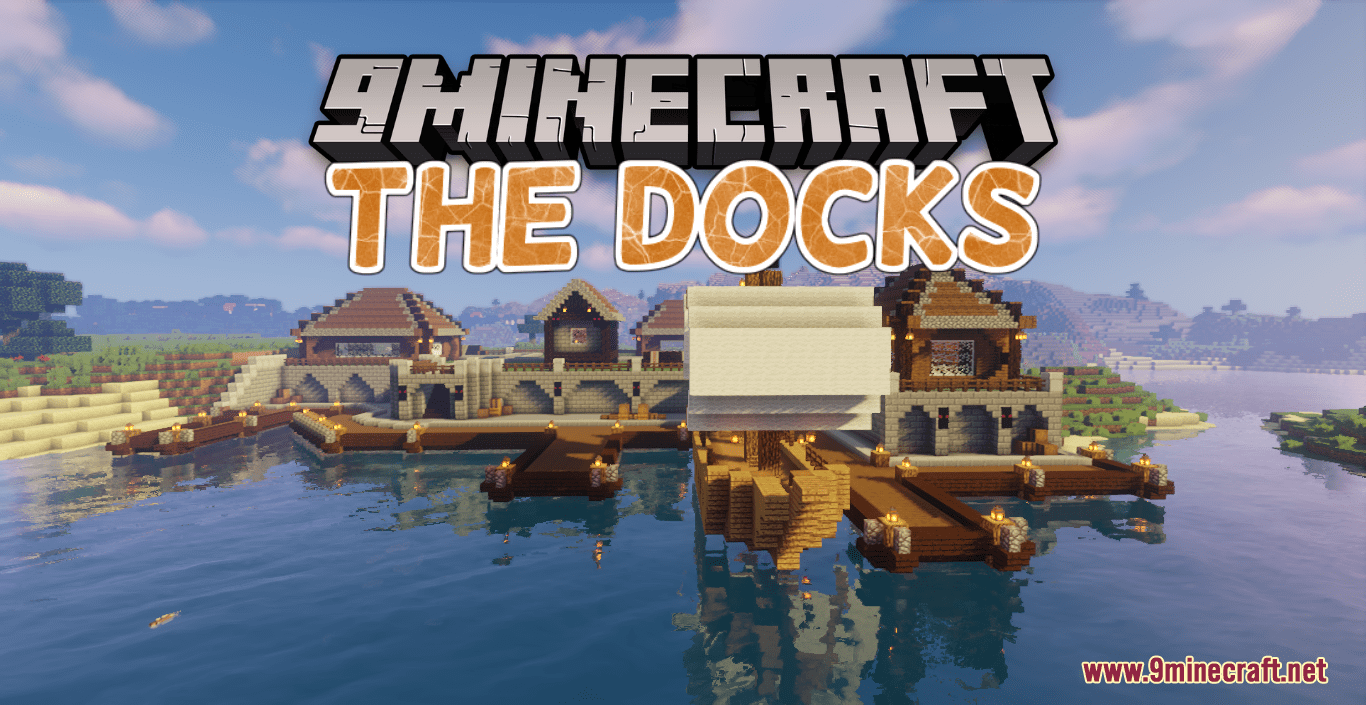 The Docks Map (1.19, 1.18.2) - A Peaceful Starting Location 1