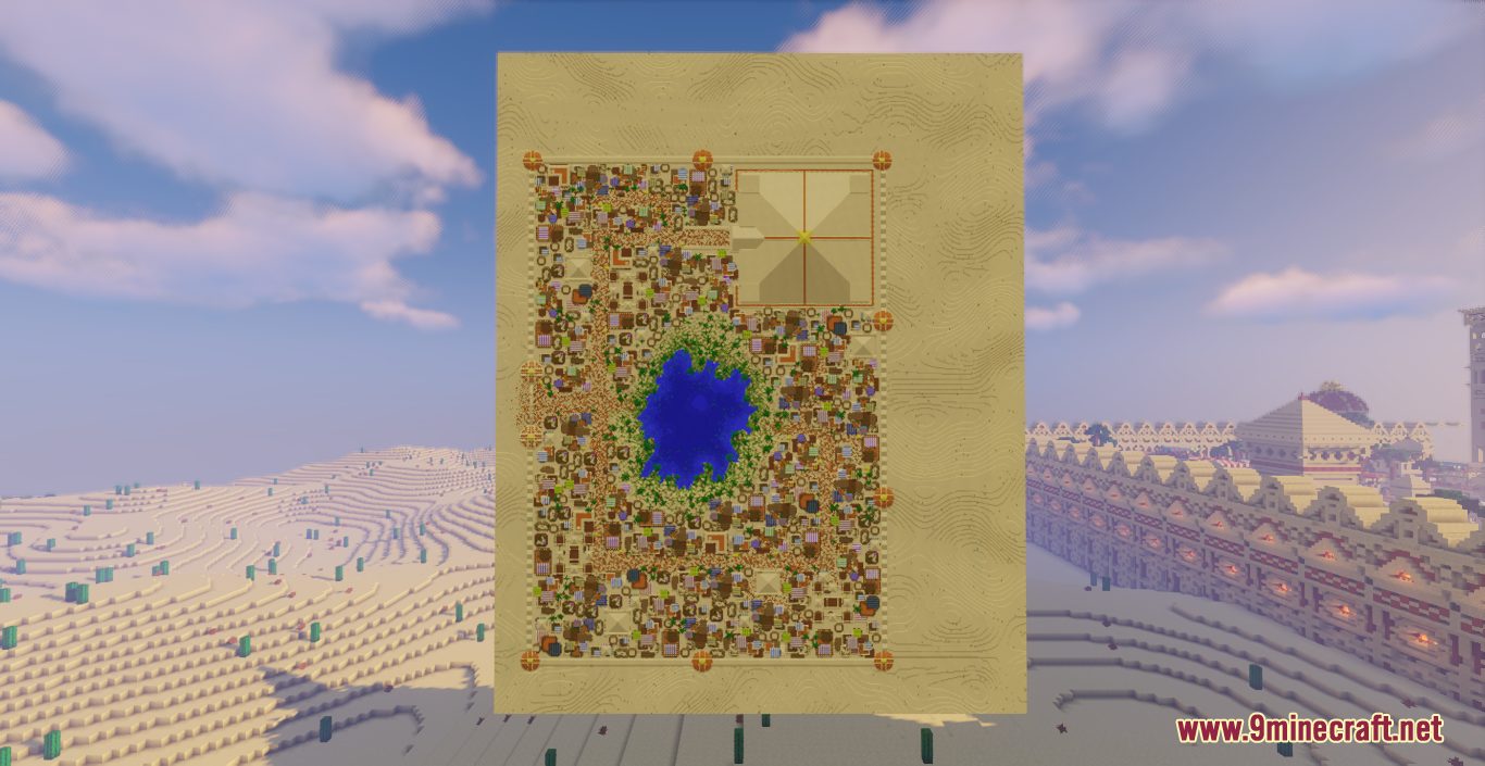 The Oasis Map (1.20.4, 1.19.4) - Amplified Desert Temple 2