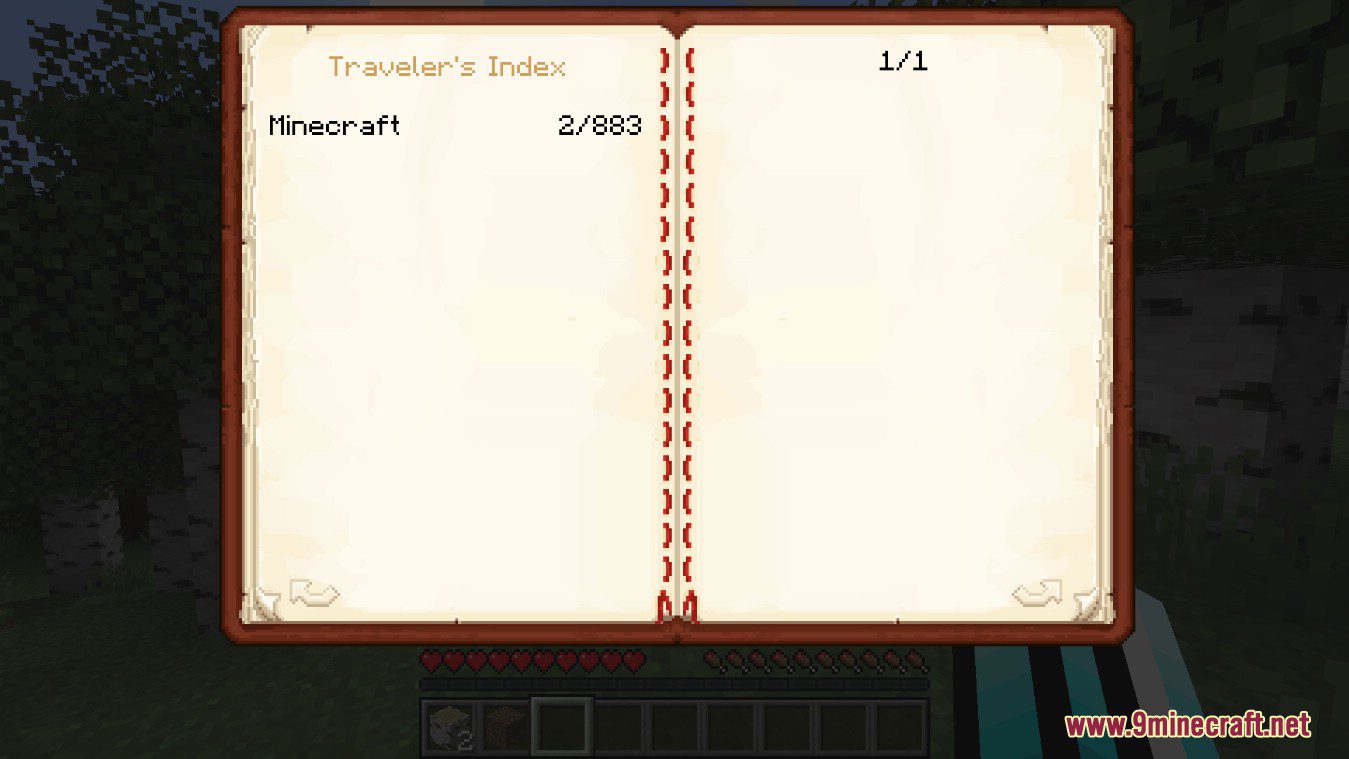 Traveler's Index Mod (1.16.5, 1.15.2) - Know Which Blocks You Have Collected So Far 7