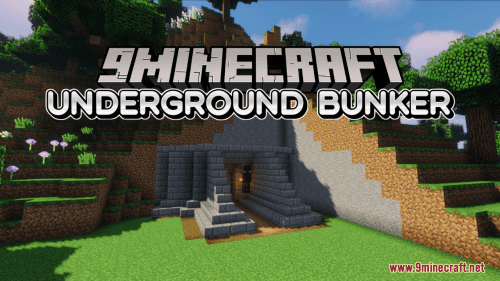 Underground Bunker Map (1.21.1, 1.20.1) – A Great Head Start for Surviver Players Thumbnail