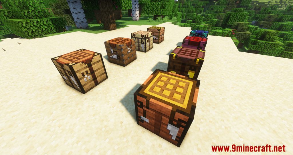 Variant Crafting Tables Mod (1.20.4, 1.19.4) - Unique Crafting Tables 7