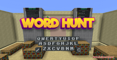 Word Hunt Map (1.18.2) – Play Wordle in Minecraft Thumbnail