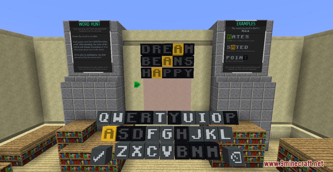 Word Hunt Map (1.18.2) - Play Wordle in Minecraft 3