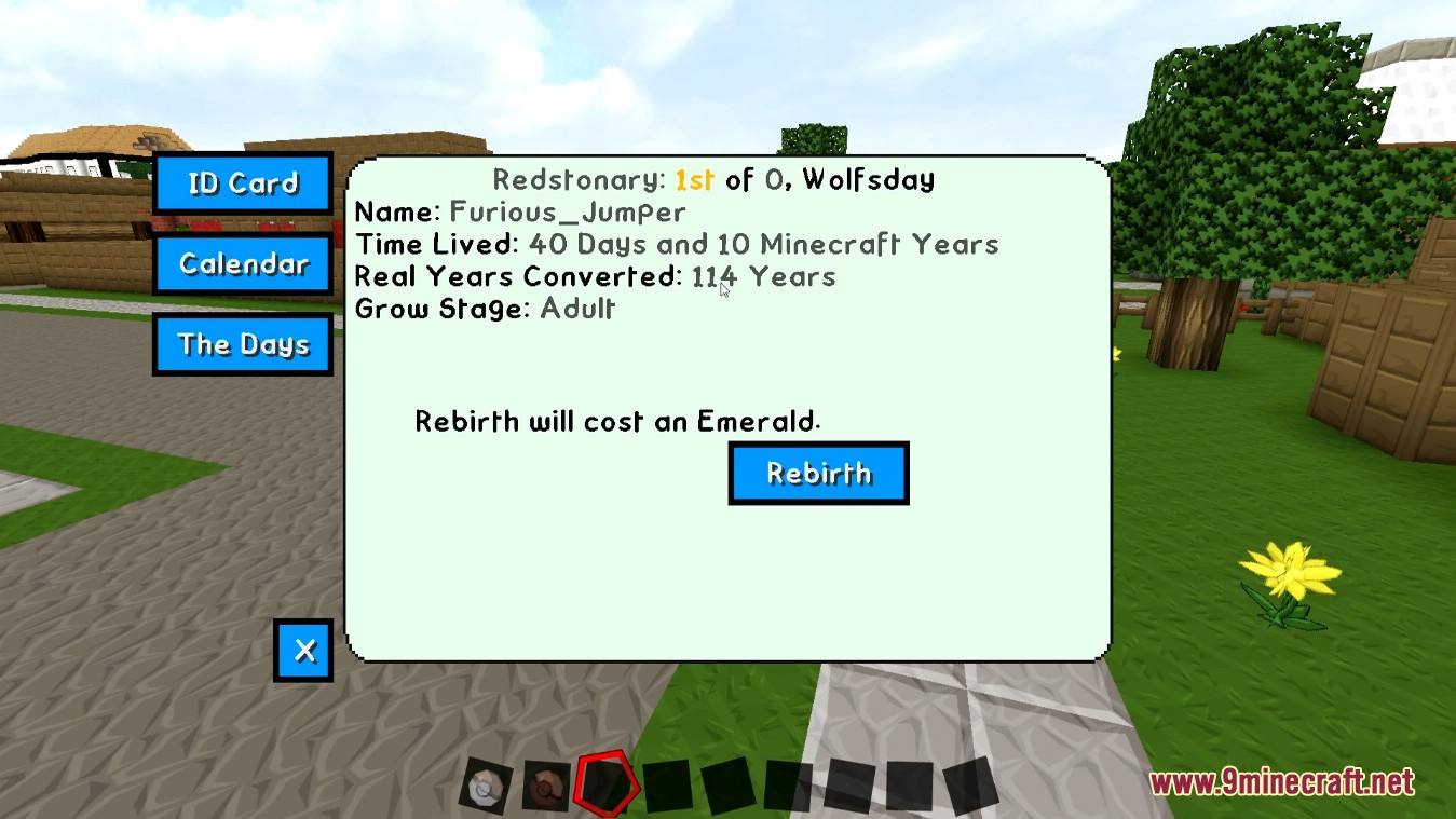 Years C Remastered Mod (1.20.2, 1.19) - Choose Your Age and Grow Old 6