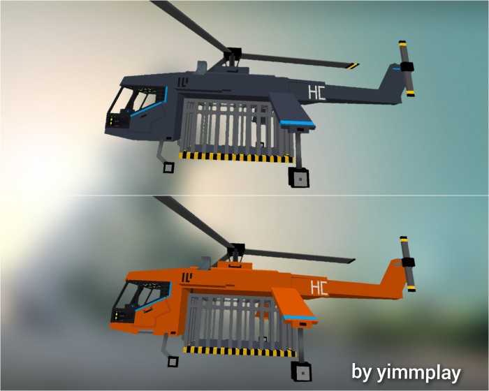 Survival Helicopters Addon (1.19, 1.18) for MCPE/Bedrock Edition 2