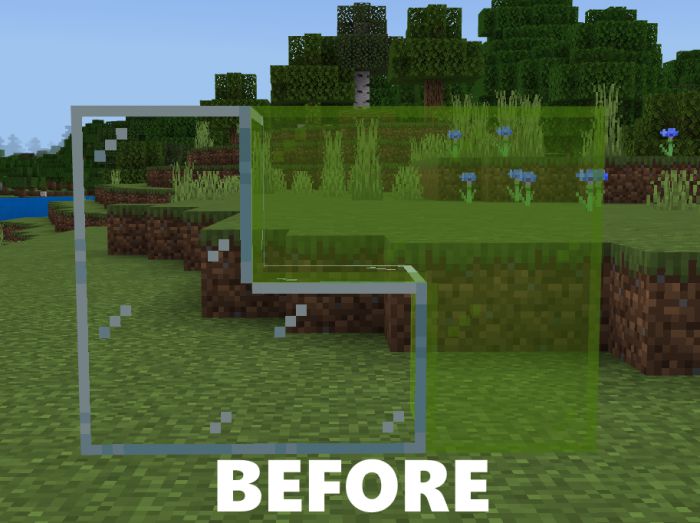 Connected Glass Addon (1.19, 1.18) - MCPE/Bedrock Mod 11