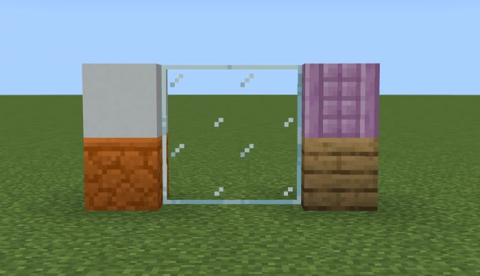 Connected Glass Addon (1.19, 1.18) - MCPE/Bedrock Mod 13