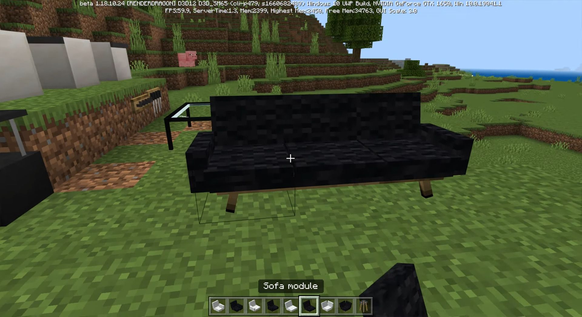 Modern Furniture Addon (1.20, 1.19) - MCPE/Bedrock Mod 17